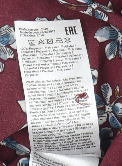 VILA Women's Multicoloured Floral Dress Size 10