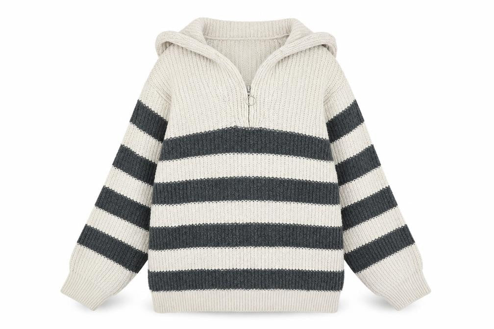 Unisex Adults UK Size L Pull&Bear Grey Full Zip Jumper