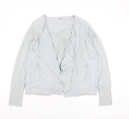 Marks and Spencer Women's Grey Open Front Cardigan UK 16