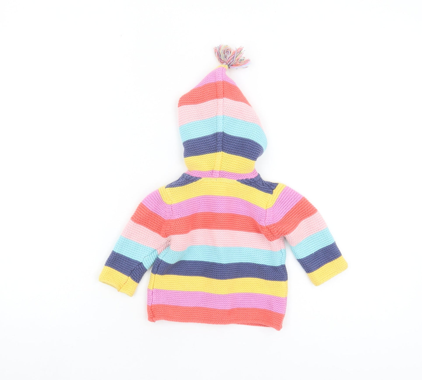 Next Multicoloured Unisex Baby Hooded Cardigan 3-6 Months