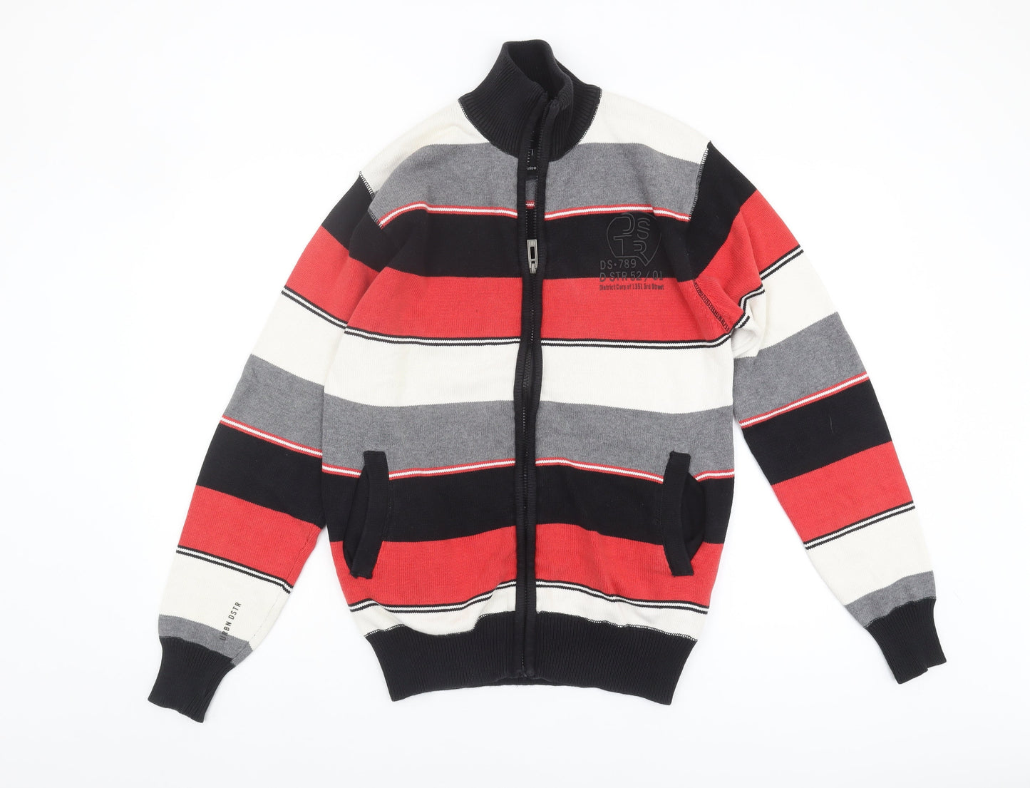 Angelo Litrico Unisex Multicoloured Full Zip Jumper L