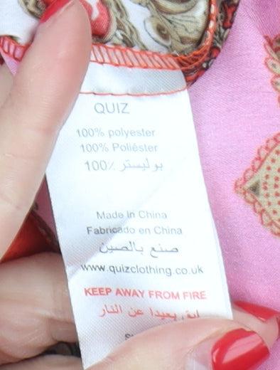 Quiz Women's Multicoloured Shirt Dress Size 6