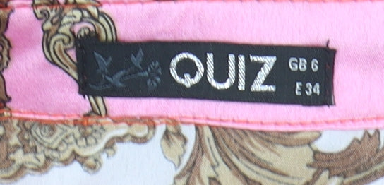 Quiz Women's Multicoloured Shirt Dress Size 6