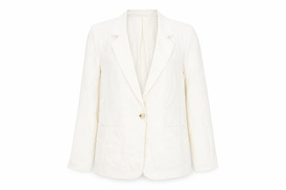 Womens UK Size XS Zara Regular Ivory Blazer