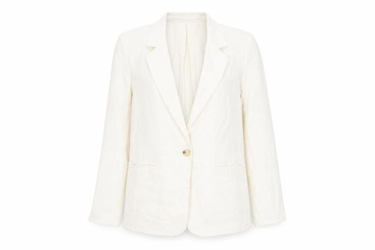 Womens UK Size XS Zara Regular Ivory Blazer