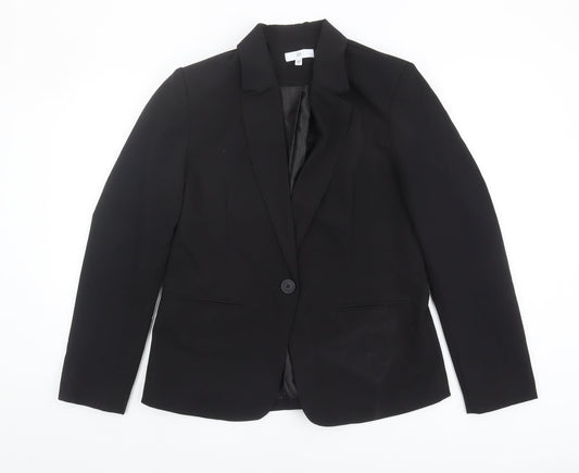 La Redoute Women's Black Size 14 Suit Jacket