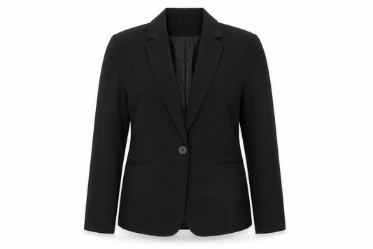 Womens UK Size 14 La Redoute Regular Black Suit Jacket