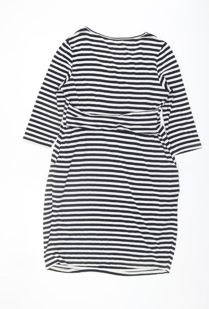 Kaliko Striped Women's Dress in Multicoloured Size 16