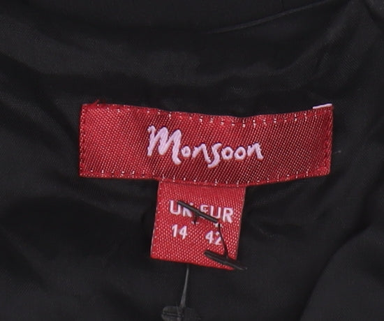 Monsoon Women's Black Sleeveless Dress Size 14