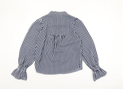Womens UK Size 8 Warehouse Multicoloured Basic Blouse