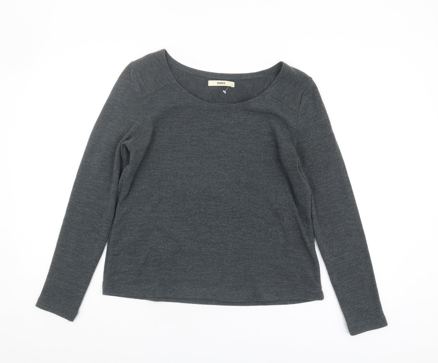 Womens UK Size S Oasis Grey Pullover Jumper