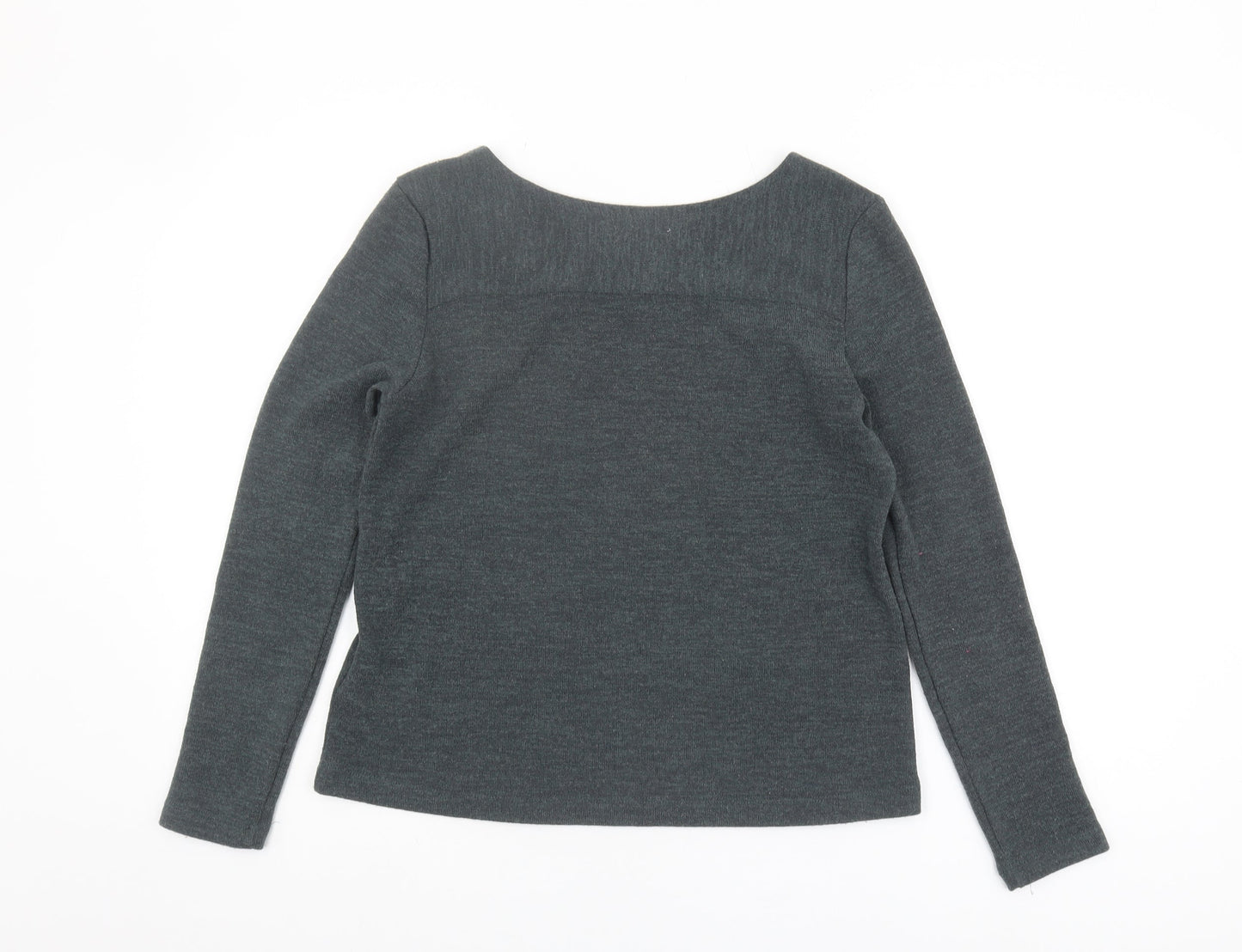 Womens UK Size S Oasis Grey Pullover Jumper