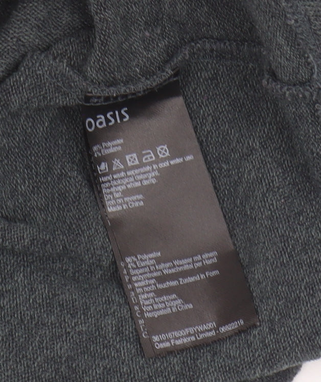 Womens UK Size S Oasis Grey Pullover Jumper