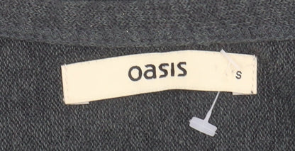 Womens UK Size S Oasis Grey Pullover Jumper