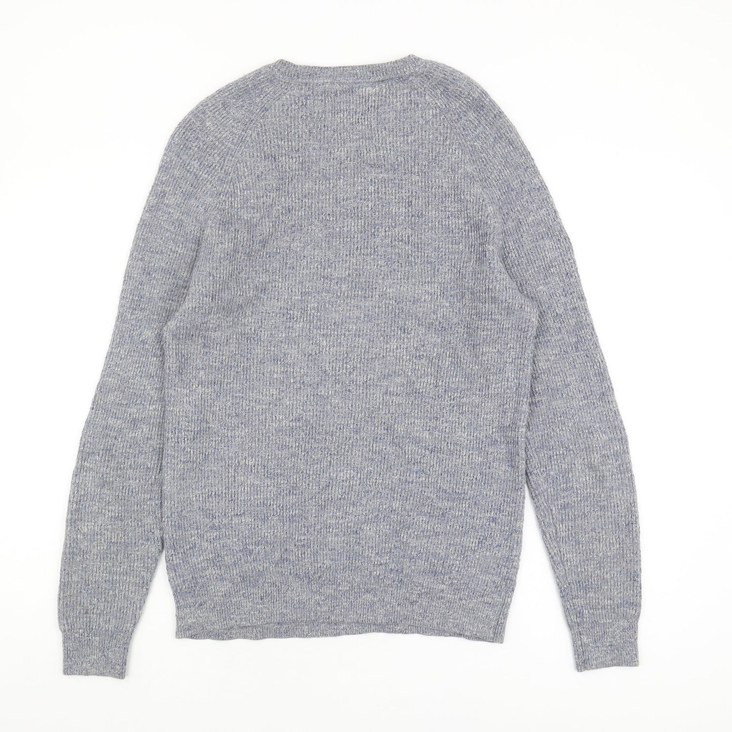 Superdry Men's Blue Cotton Pullover Jumper Medium