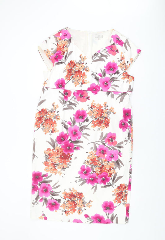 CC Petite Women's Multicoloured Floral Shift Dress