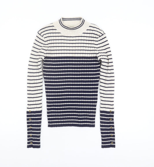 Womens UK Size S Oasis Multicoloured Pullover Jumper