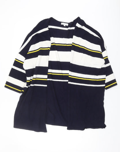 Womens UK Size 12 Warehouse Blue Cardigan Jumper