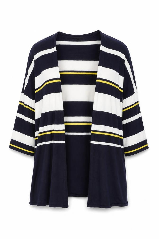 Womens UK Size 12 Warehouse Blue Cardigan Jumper