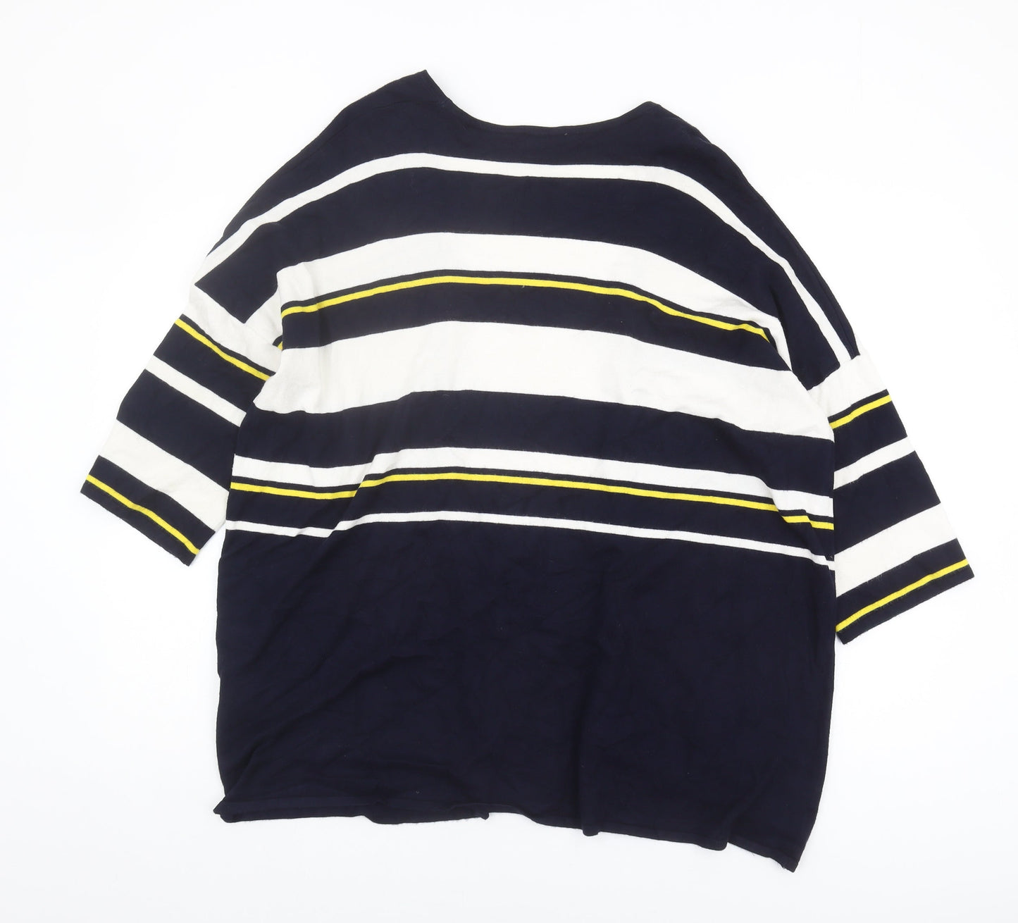 Womens UK Size 12 Warehouse Blue Cardigan Jumper