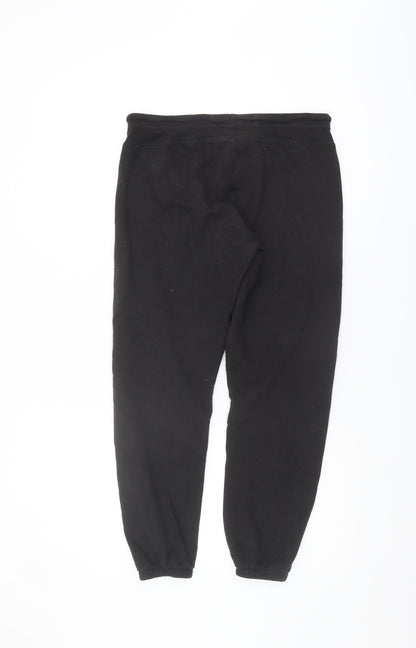 Womens UK Size S Gap Regular Fit Jogger Black Trousers