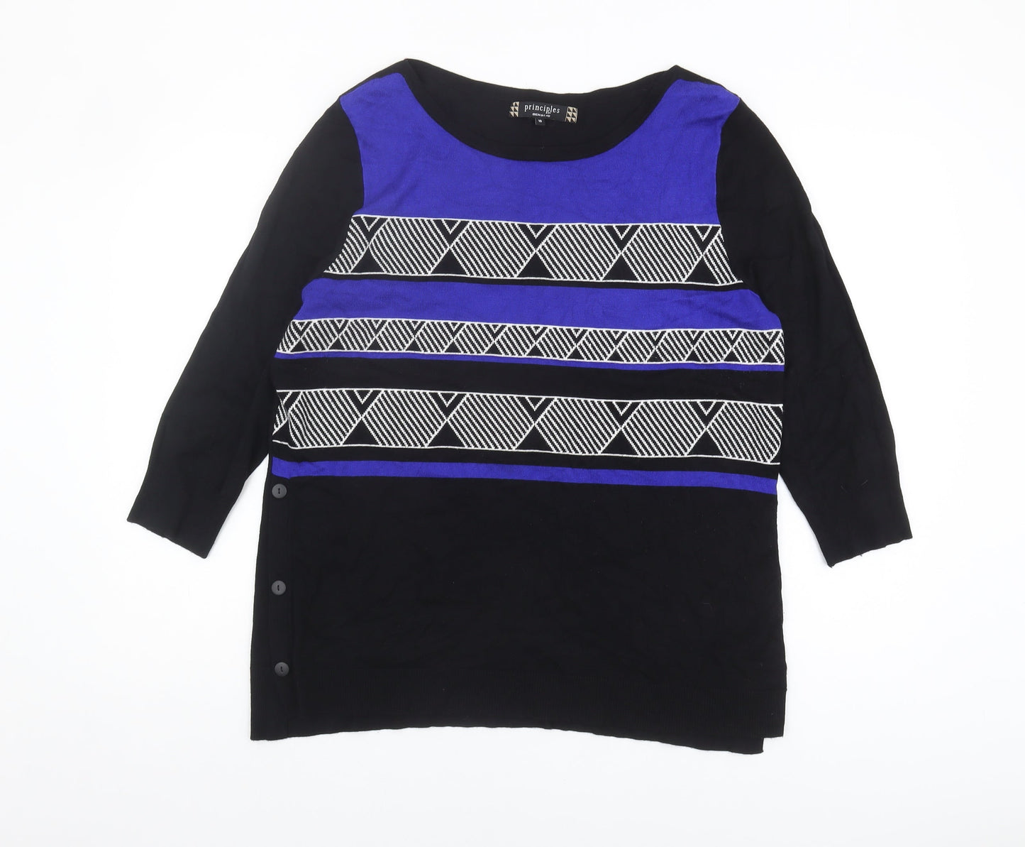 Womens UK Size 16 Principles by Ben de Lisi Black Pullover Jumper