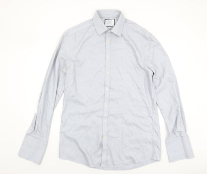 Charles Tyrwhitt Men's Blue Extra-Slim Fit Shirt
