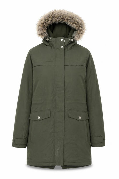 Womens UK Size 8 Regatta Green Parka Coat