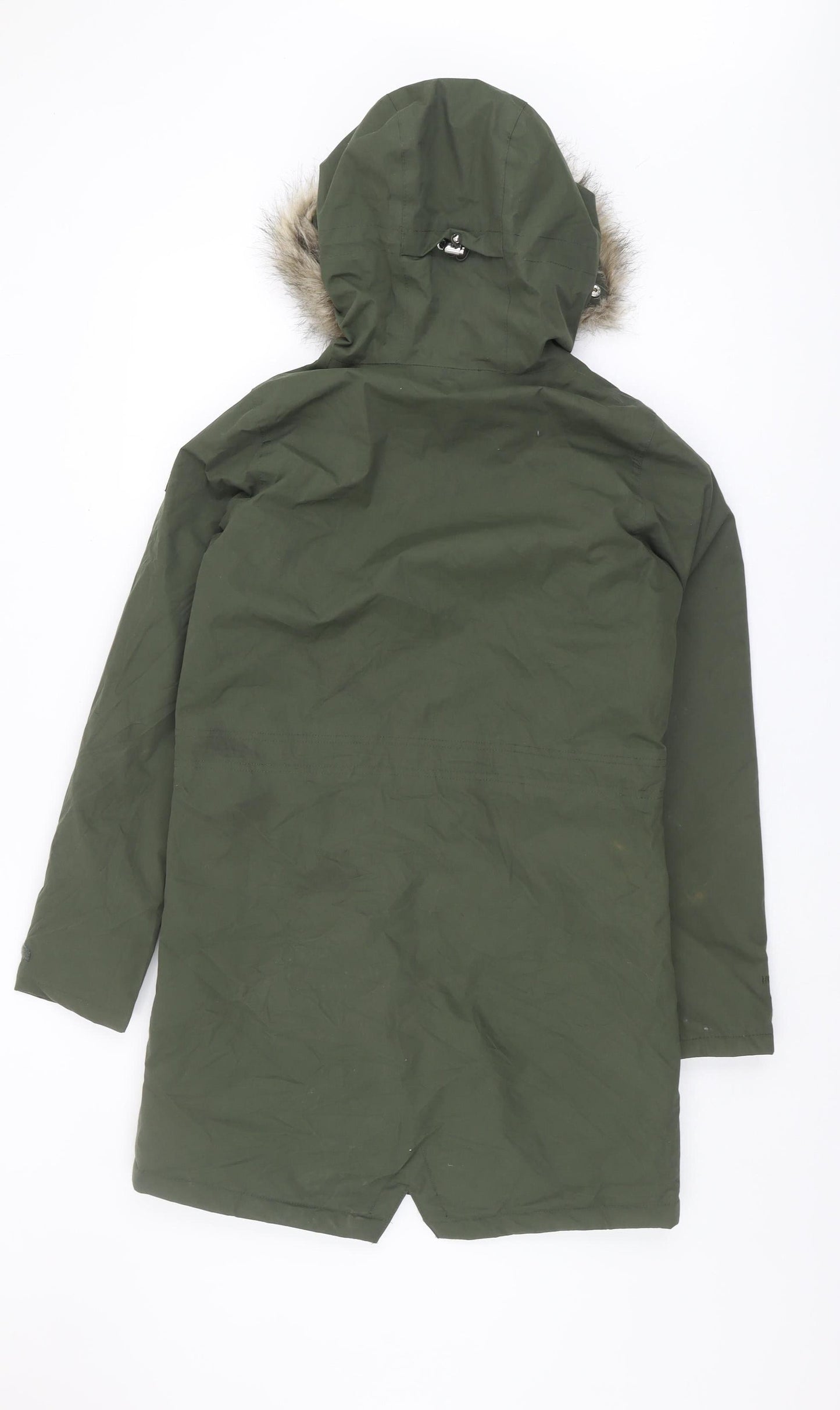 Womens UK Size 8 Regatta Green Parka Coat