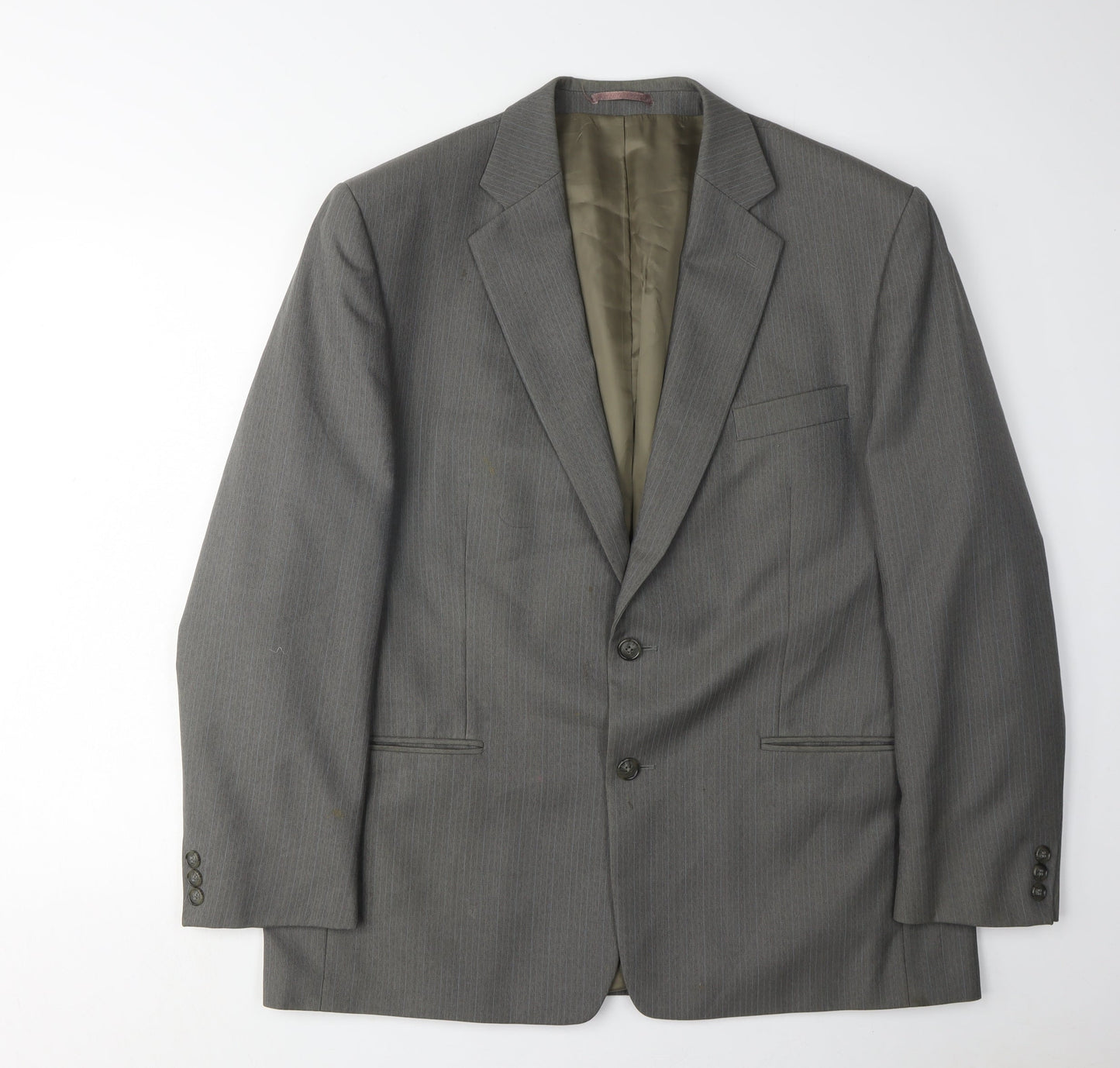 Mens UK Size 44 Charlton Gray Regular Grey Suit Jacket
