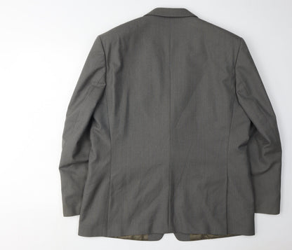 Mens UK Size 44 Charlton Gray Regular Grey Suit Jacket