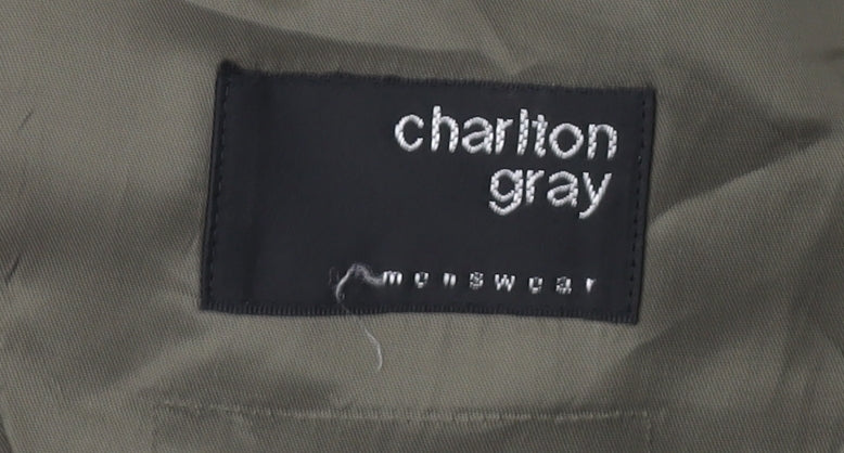 Mens UK Size 44 Charlton Gray Regular Grey Suit Jacket