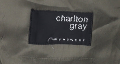 Mens UK Size 44 Charlton Gray Regular Grey Suit Jacket