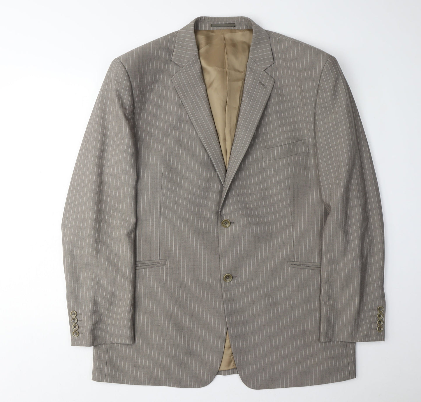 Mens UK Size 46 Charlton Gray Regular Grey Suit Jacket