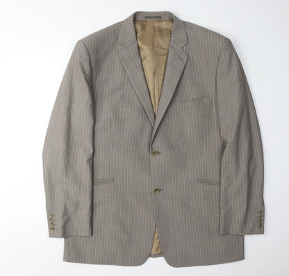 Mens UK Size 46 Charlton Gray Regular Grey Suit Jacket