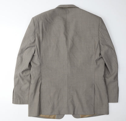 Mens UK Size 46 Charlton Gray Regular Grey Suit Jacket
