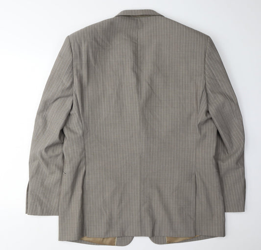 Mens UK Size 46 Charlton Gray Regular Grey Suit Jacket