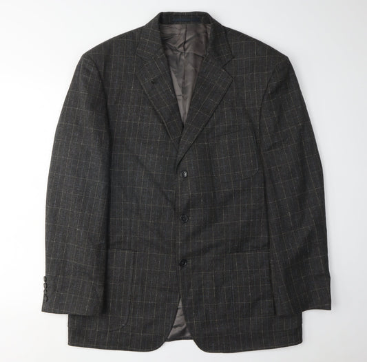 Mens UK Size 42 Di Caprio Regular Grey Suit Jacket