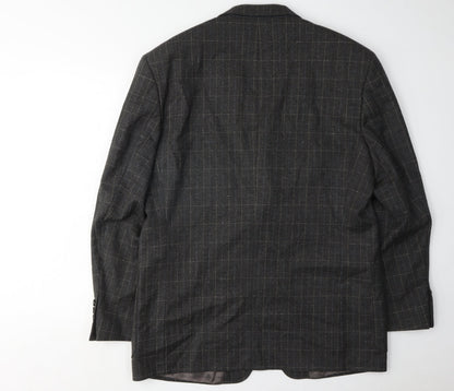 Mens UK Size 42 Di Caprio Regular Grey Suit Jacket