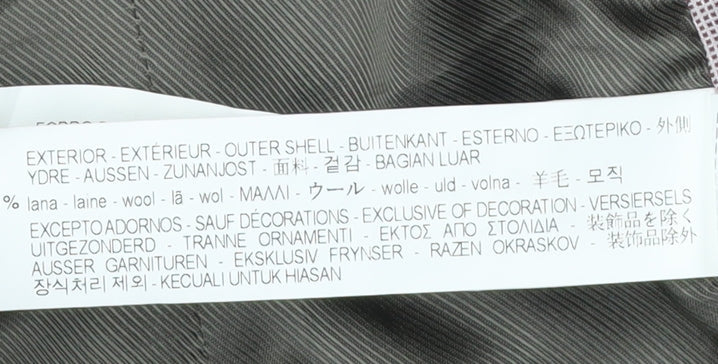 Zara Women's Grey Wool Blazer, Size 10, Lined, Autumn