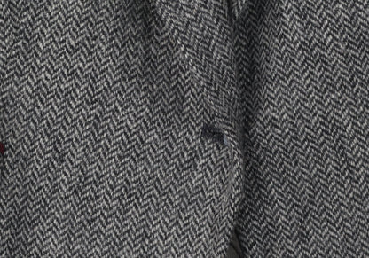 Zara Women's Grey Wool Blazer, Size 10, Lined, Autumn