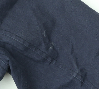 Joules Women's Blue Hooded Anorak Jacket Size 10