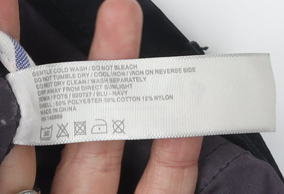 Fat Face Women's Blue Parka Coat Size 12