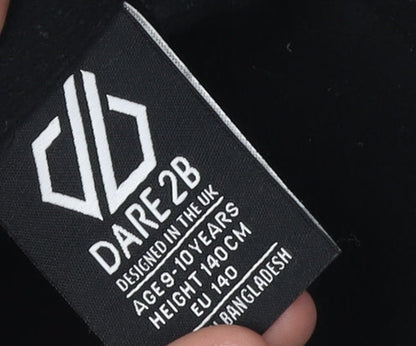 Dare 2b Boys Black 9-10 Years Fleece 1/2 Zip Sweatshirt