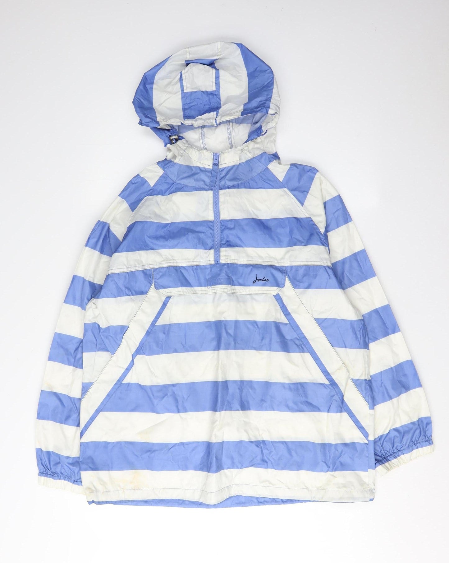 Womens UK Size 12 Joules Blue Anorak Coat