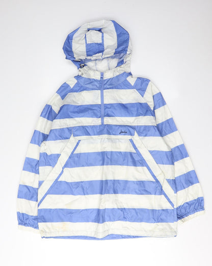 Womens UK Size 12 Joules Blue Anorak Coat