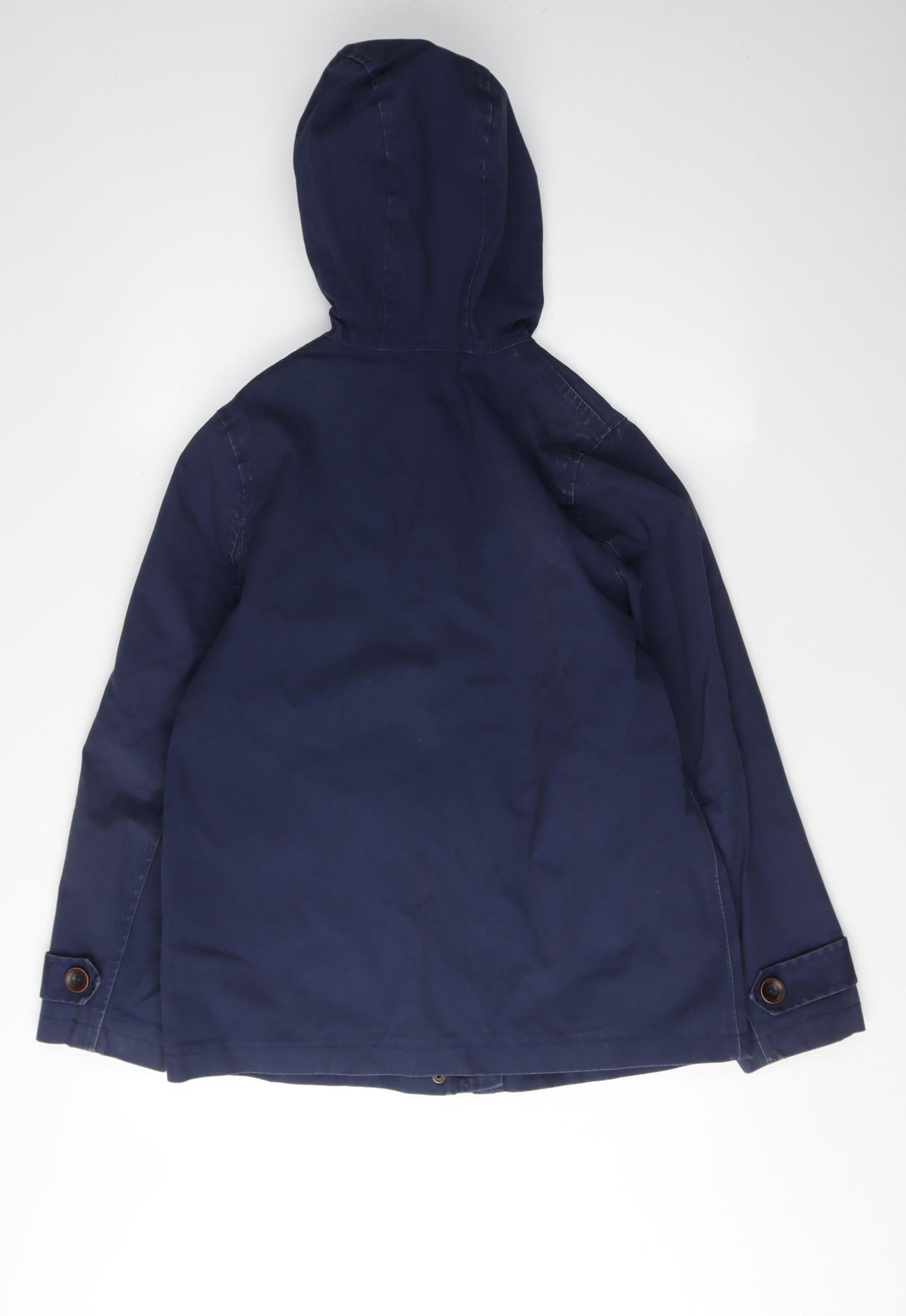 Womens UK Size 10 Joules Blue Rain Coat