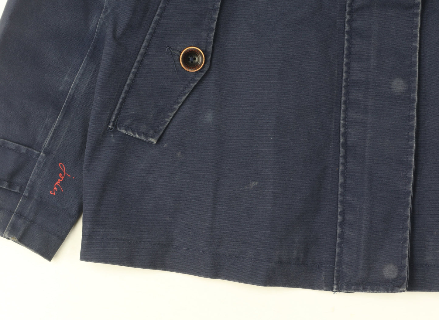 Womens UK Size 10 Joules Blue Rain Coat