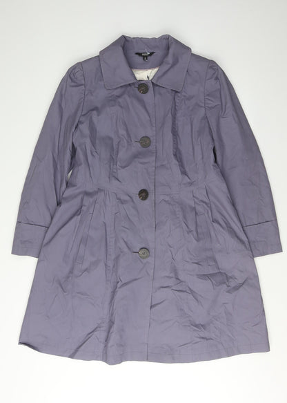 Womens UK Size 14 Marks and Spencer Purple Overcoat
