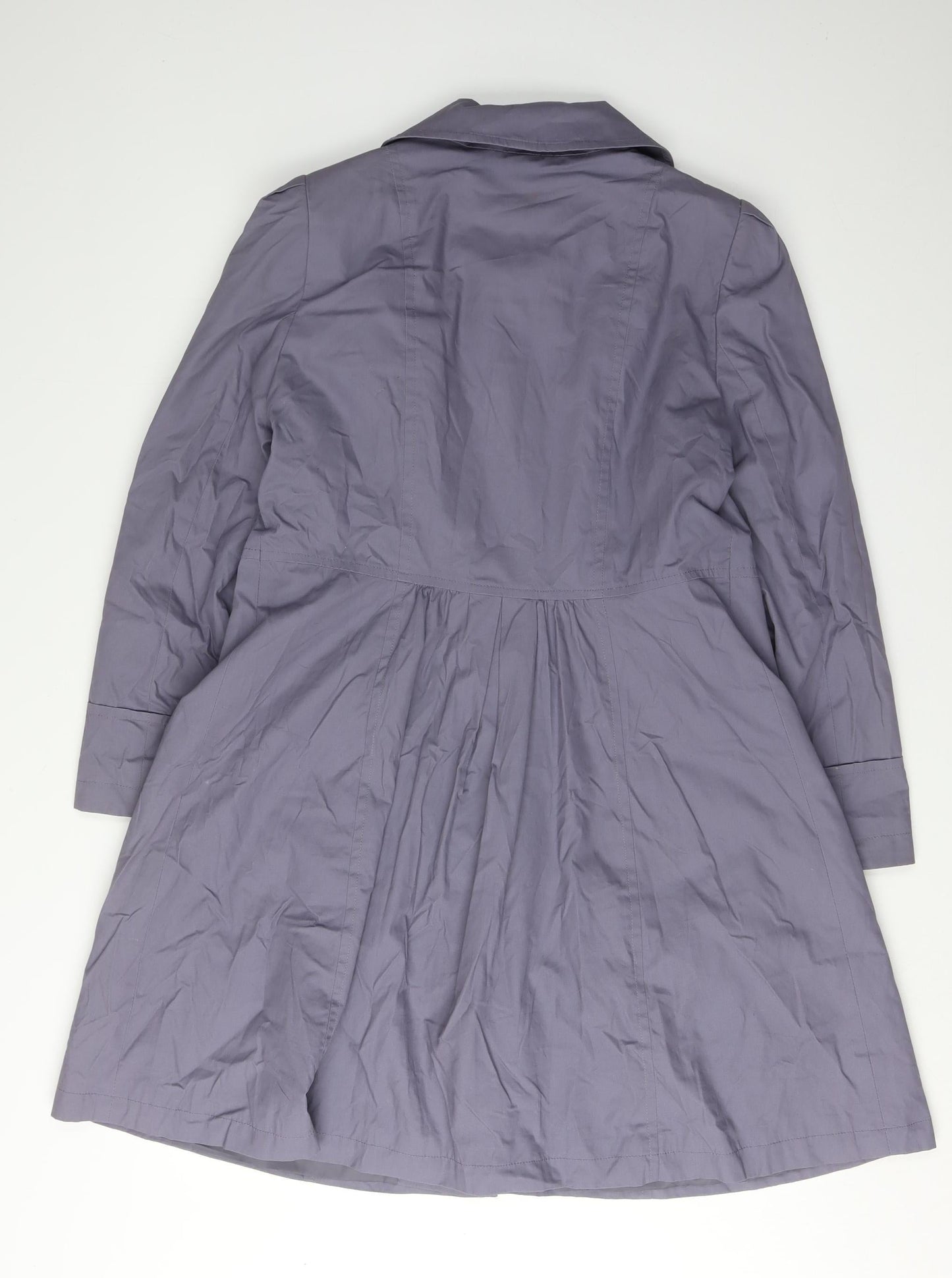 Womens UK Size 14 Marks and Spencer Purple Overcoat